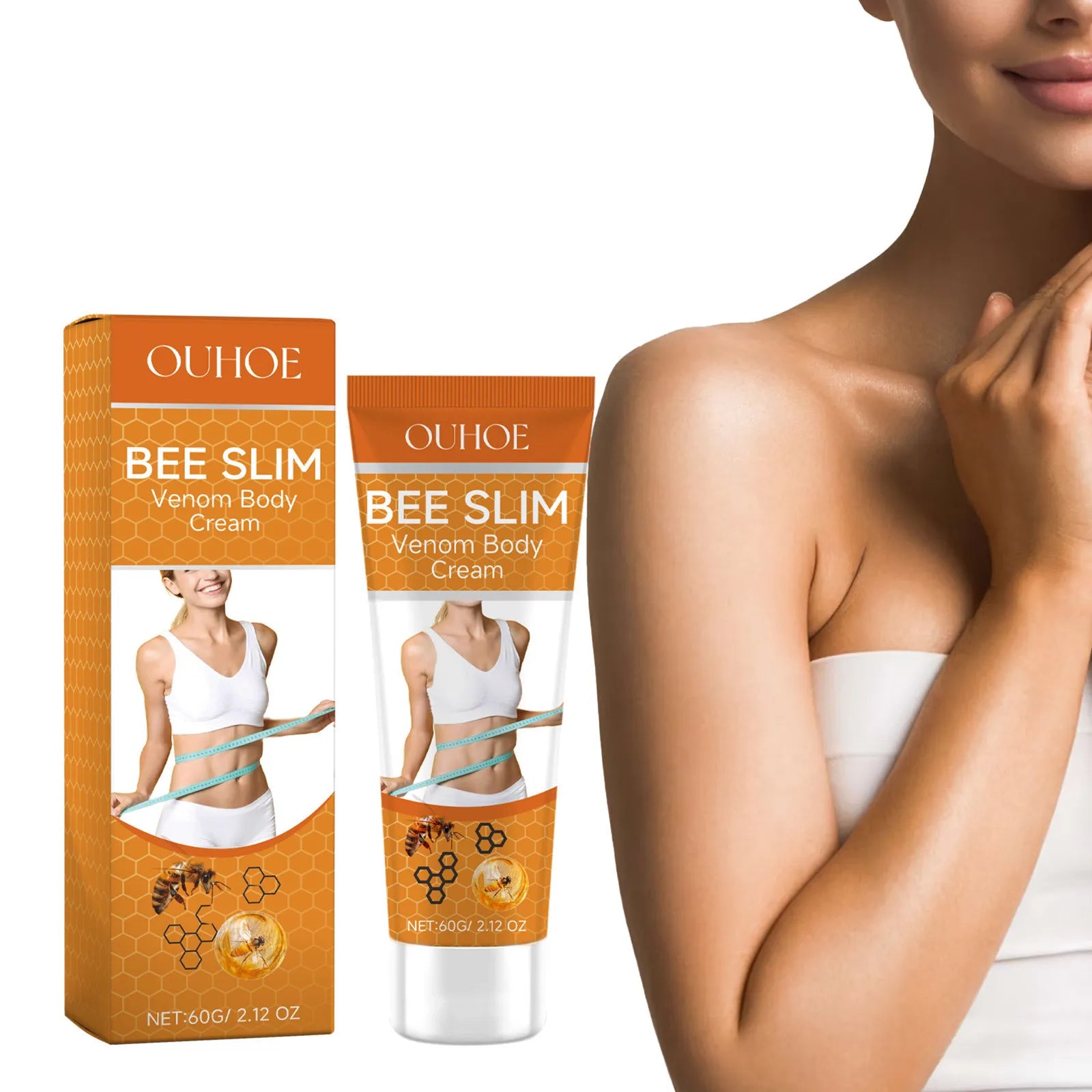 Weight Loss Cream for Stomach Thigh Arm Belly Body Shaping Sculpting Lifting Firming Fat Burner Anti Cellulite Bee Venom Lotion