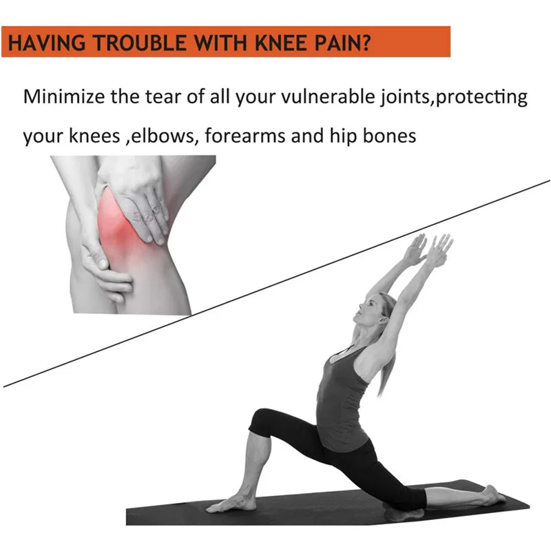 Yoga Knee Pad Cushion Soft TPE Foam Pad Support Protective Pad For Elbow Leg Arm Balance Exercise Fitness Workout Yoga Mat