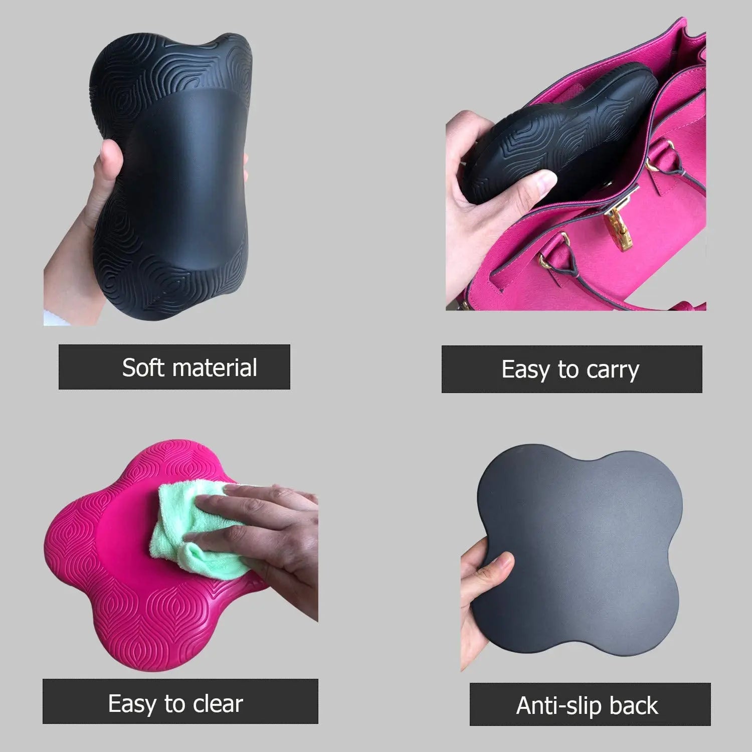 Yoga Knee Pad Cushion Soft TPE Foam Pad Support Protective Pad For Elbow Leg Arm Balance Exercise Fitness Workout Yoga Mat