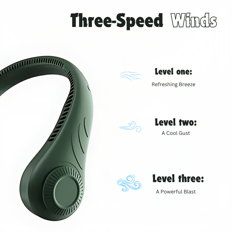 Portable Neck Cooling Fan - Turbo
