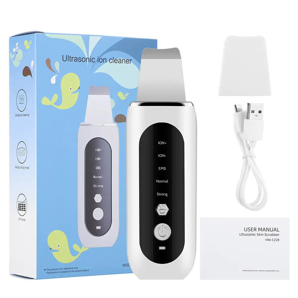 Ultrasonic Face Skin Scrubber